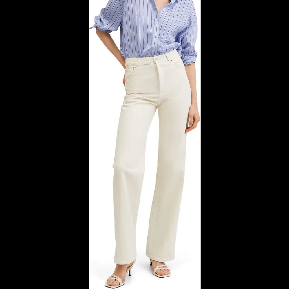 Women's Tan High-Waisted Jeans